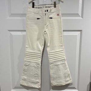 Perfect Moment Kids Cream Snow Pants